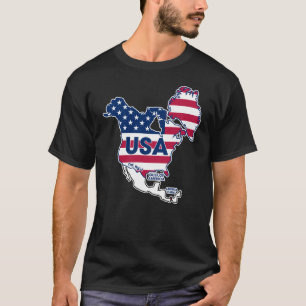 T-shirt Usa = Groenland + Canada + Golfe + Canal