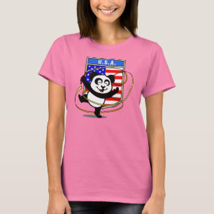 T-shirt USA Gymnastique rythmique Panda Shirt