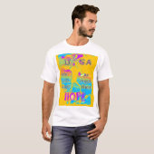 T-shirt USA Hillary Hope Stronge Together (Devant entier)