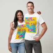 T-shirt USA Hillary Hope Stronge Together (Unisexe)