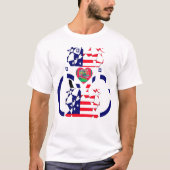 T-shirt USA Hope Beau drapeau national Extraordinaire Desi (Devant)