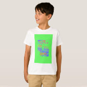 T-shirt USA Hope : Neon Lemon & Orange Art (Devant entier)
