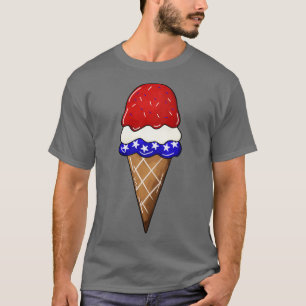 T-SHIRT USA ICE CREAM