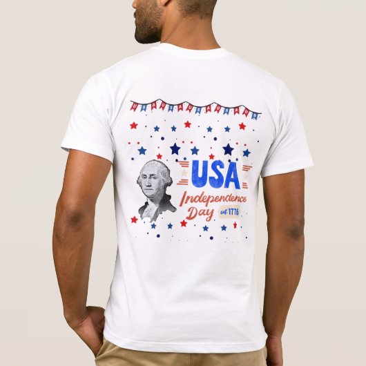 T-shirt USA Independence Day (Dos)