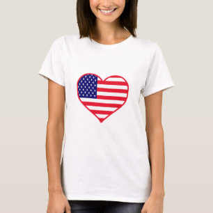 T-shirt USA Love