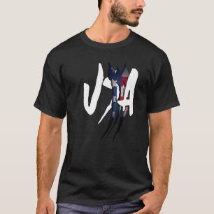 T-shirt USA m'a rayé le coeur 10