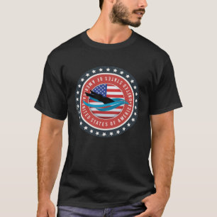 T-shirt USA Natation Athlète Été US Swim Sport aquatique