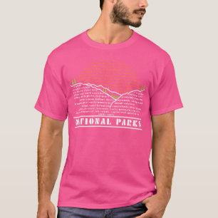 T-shirt Usa National Park Service Nature Lover Souvenier C