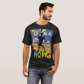 T-shirt USA Nous pouvons faire mieux ensemble (Devant entier)