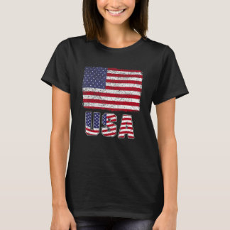 T-shirt USA Patriotic American Flag For Men Women Kids Boy
