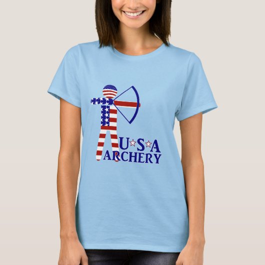T-shirt USA Patriotic ARCHERY (Devant)