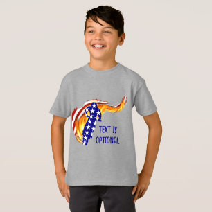 T-shirt USA Patriotic BMX / DIRT BIEN