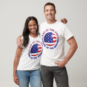 T-shirt USA Pays des Libres, Maison des Braves (Unisexe)