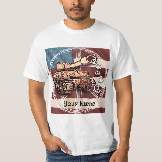 t-shirt USA Peace Tank (Devant)