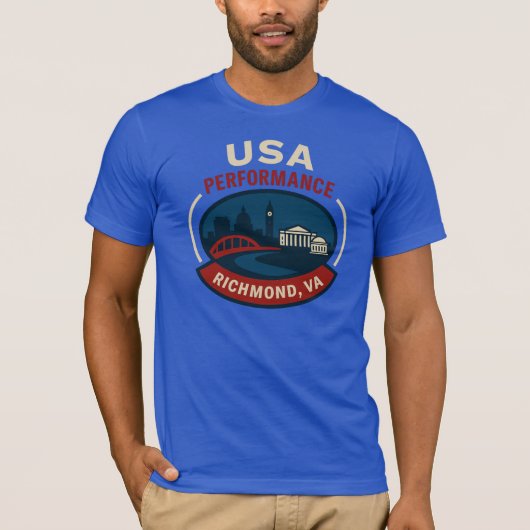 T-shirt USA Performance Richmond (Devant)