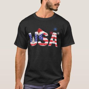 T-shirt USA pour Noël