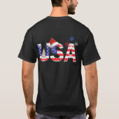 T-shirt USA pour Noël (Dos)