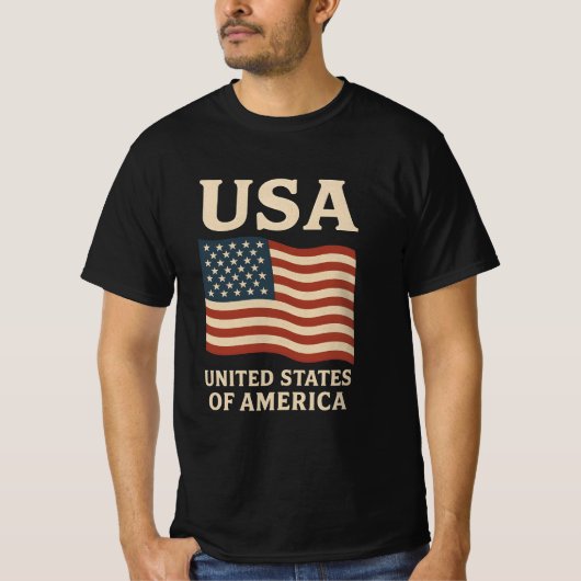 T-shirt USA Pride (Devant)