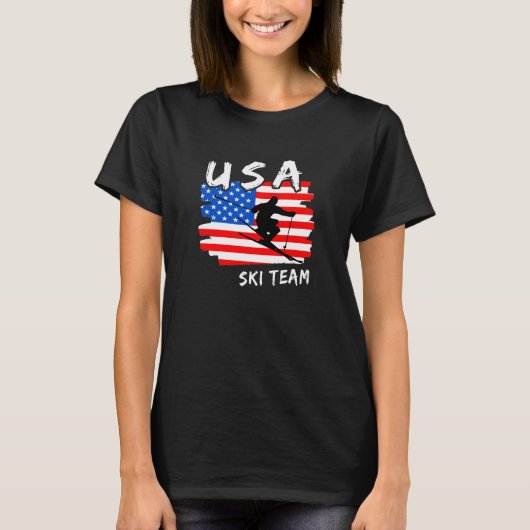 T-Shirt USA Ski (Devant)