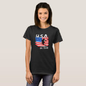 T-Shirt USA Ski (Devant entier)