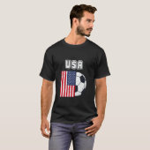 T-shirt Usa Soccer Team Flag (Devant entier)