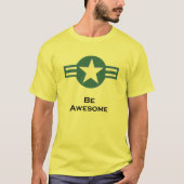 T-shirt USA Soyez vert (Devant)