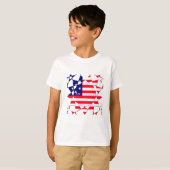 T-shirt USA Star Spangled Love My Country of Love (Devant entier)