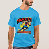 T-SHIRT USA-TRACK ET CHAMP 3 (Devant)