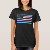 T-shirt USA Trans Pride Patriotic (Devant)