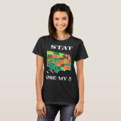 T-shirt USA Travel Visit 50 States Map 1 (Devant entier)