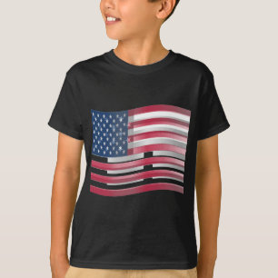 T-shirt USA Unites : Stripes & Stars en Gras Design