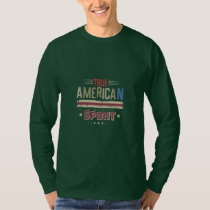 T-shirt USA vrai Sprit américain