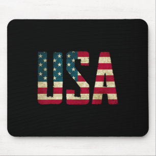T-shirt Usa Vrouwen Mannen Kinderen Amerikaanse Vl Muismat