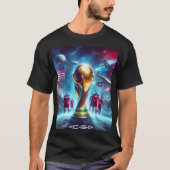 T-SHIRT USA WORLD CUP SCI FI EN NOIR (Devant)