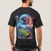 T-SHIRT USA WORLD CUP SCI FI EN NOIR (Dos)