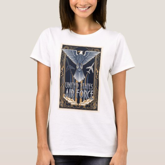 T-shirt USAF Art Deco (Devant)