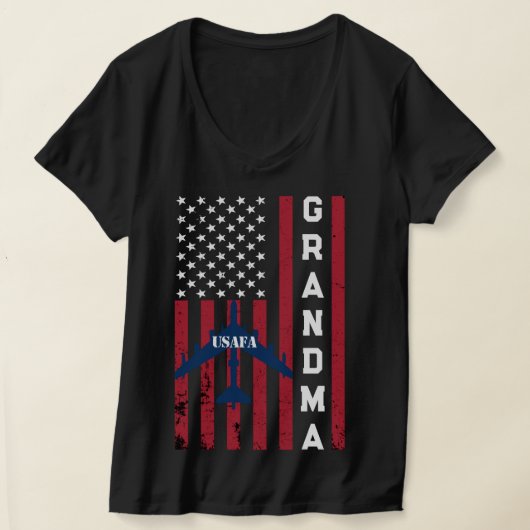 T-shirt Usafa Merch Fière maman de l'armée de l'air (Poser)