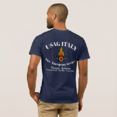 T-SHIRT USAG ITALIE FIRE DEPT VICENZA (Dos entier)