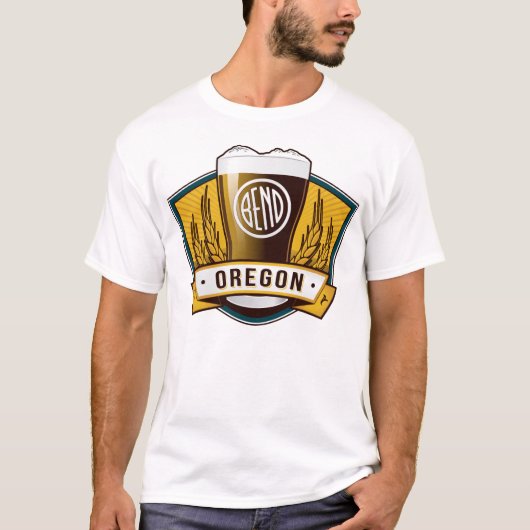 T-shirt Usage de Brew de courbure (Devant)