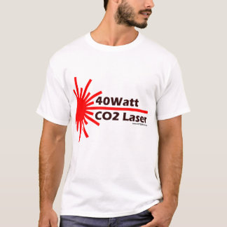 T-shirt usage de laser du CO2 40Watt !