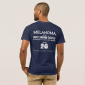 T-shirt Usage Suncreen - conscience de mélanome (Dos entier)