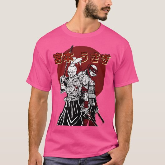 T-shirt Usagi Yojimbo Avec Tortue Ninja (Devant)