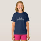 T-shirt USCG Cutter Hamilton whec-715 - ABD (Devant entier)
