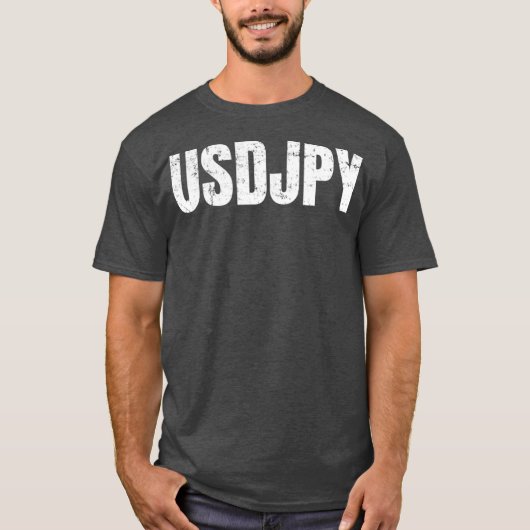 T-shirt USDJPY DOLLAR YEN Devise Paire Forex Tee (Devant)