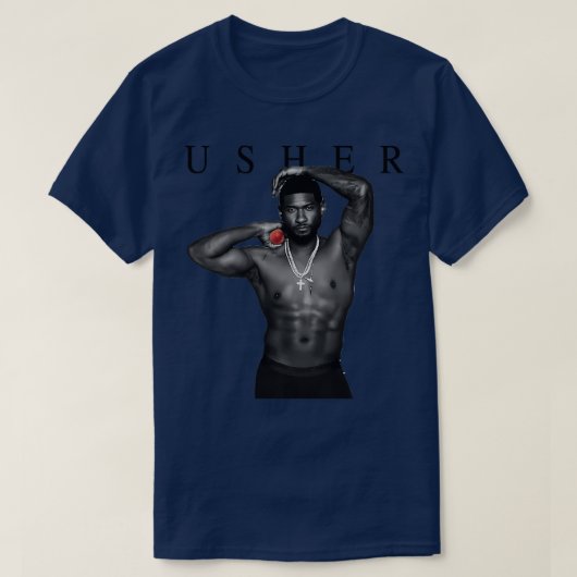 T-shirt Usher Past Présent Futur Tour Fourre-tout (Design devant)