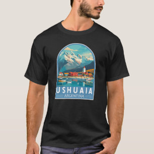 T-shirt Ushuaia Argentina Travel Art Vintage