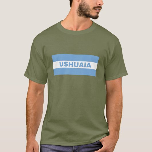 T-shirt Ushuaia en Argentine (Devant)