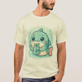 T-shirt Usine de poisson-chat parent (Devant)
