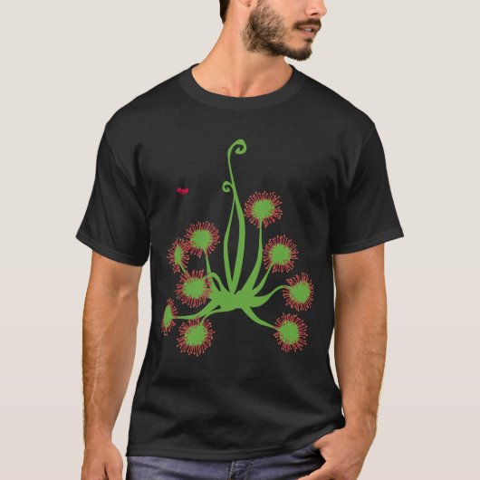 T-shirt Usine de Sundew carnivore (Devant)
