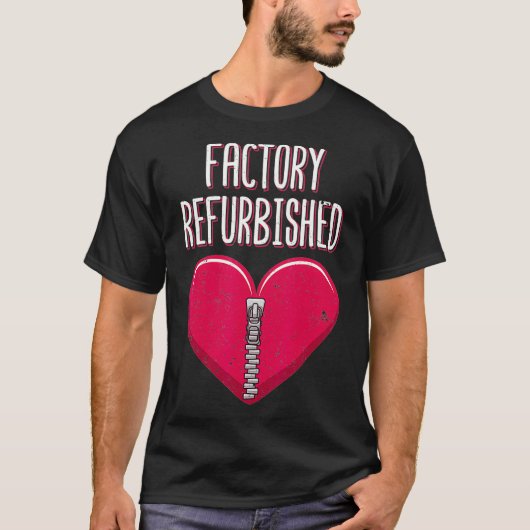 T-shirt Usine rénovée Obtenez Bien Chirurgie Coeur Cadeau (Devant)